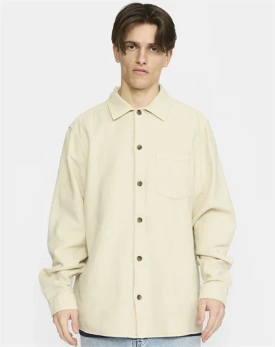 Revolution - Casual Skjorte - Offwhite